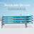 Patio Chaise Lounge Set, 3 Pieces Aluminum Adjustable Pool 2 Lounge Chairs+1 Table