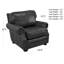 Fauteuil club en cuir véritable avec accoudoirs roulés de 48 po Speroni-20120148