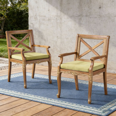 Chaise longue de patio 2 pièces