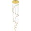 Lustre moderne 20 lumières noir cristal-21469983-61309185