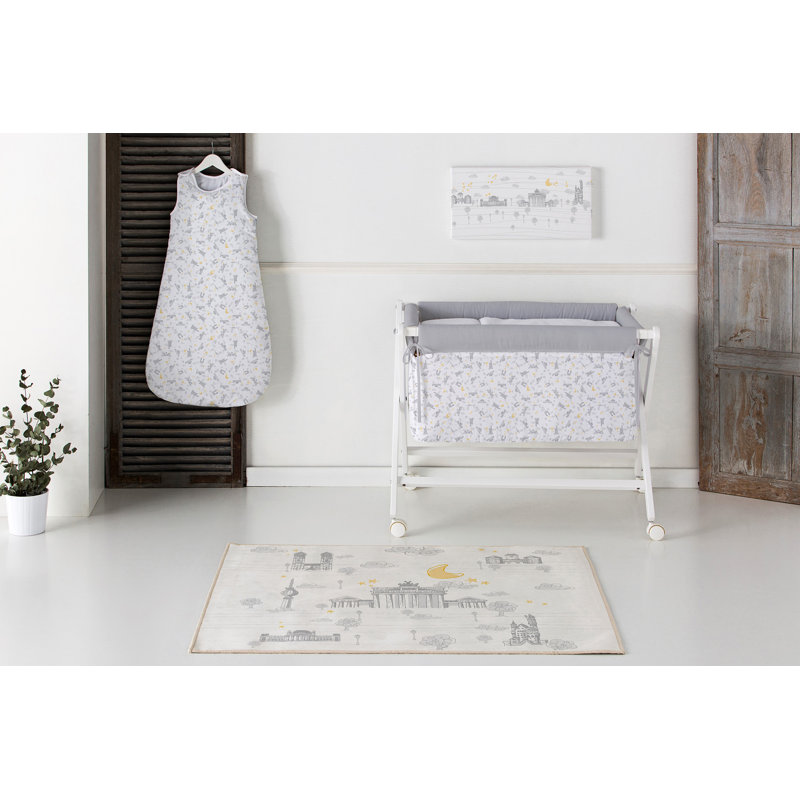 Israel 90cm L Cotton Playmat, Grey