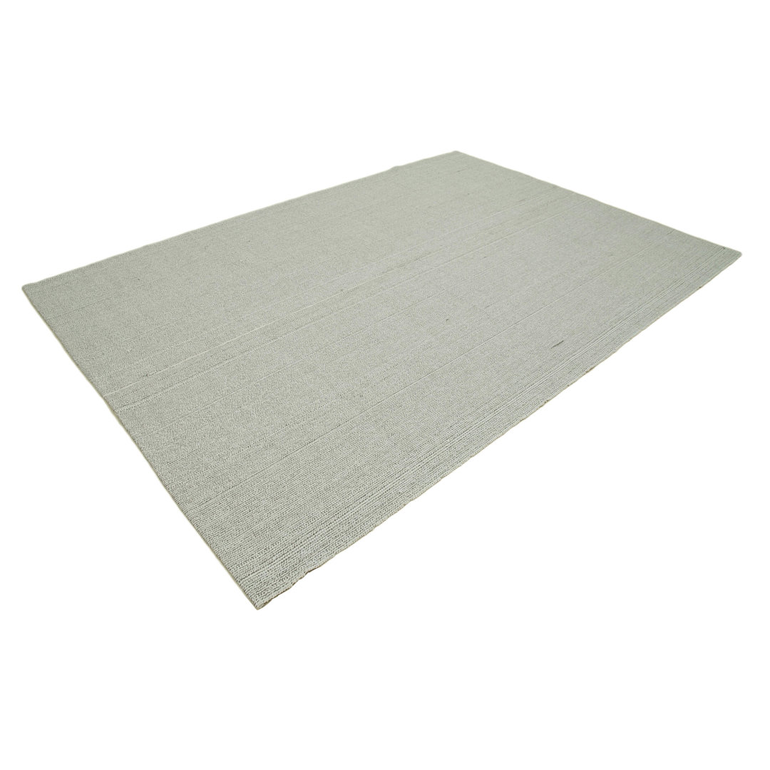 Vintage Flatweave Beige Vintage Wool Handmade Area Rug