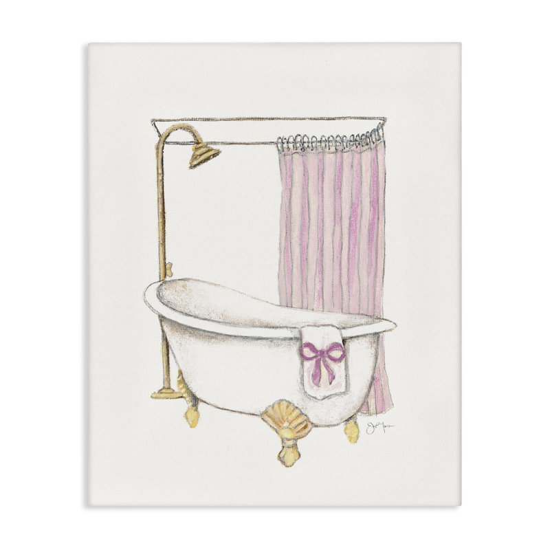 Simple baignoire avec nœud en toile, design par Janet Tava, H 48 po x l 36 po