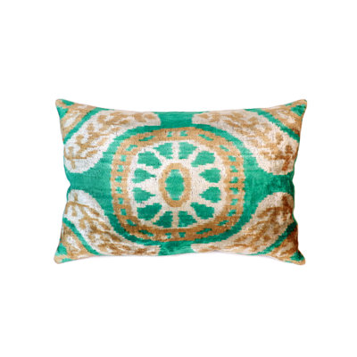 Ikat Velvet Lumber Pilllow