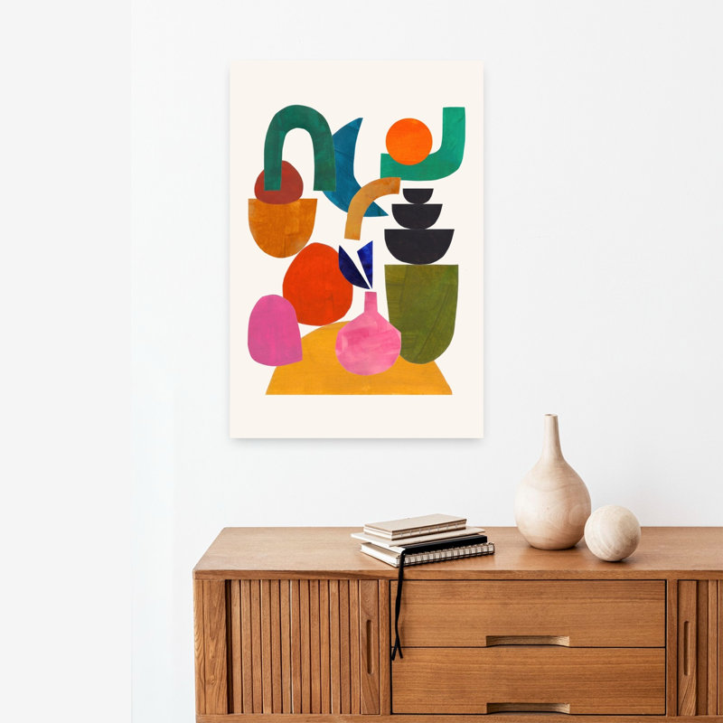 Art contemporain contemporain abstrait, H 24 po x l 16 po