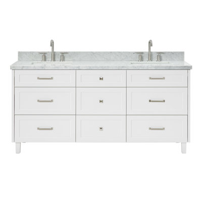 Meuble-lavabo double 73 po ARIEL Monroe