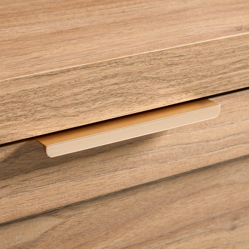 Allenside 26.37'' W 5 - Drawer Dresser, Natural Oak