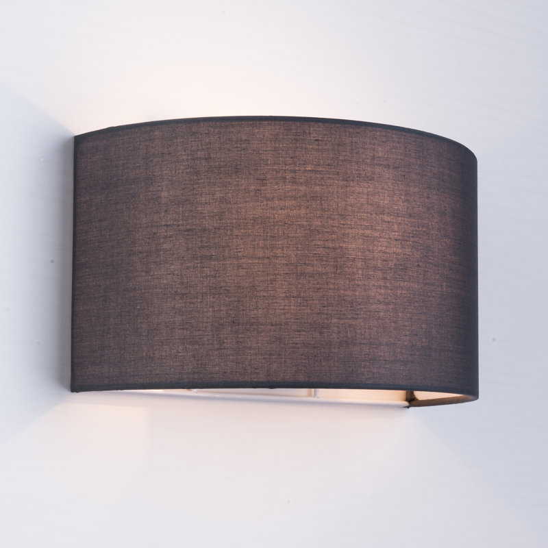 Enola Iron Flush Mounted Sconce, Grey