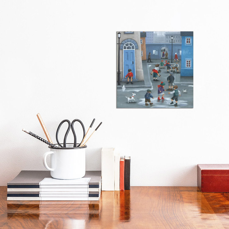 Leap Frog by Peter Adderley - Wrapped Canvas Gallery-Wrapped Canvas Giclée, 30.48 cm H x 30.48 cm W