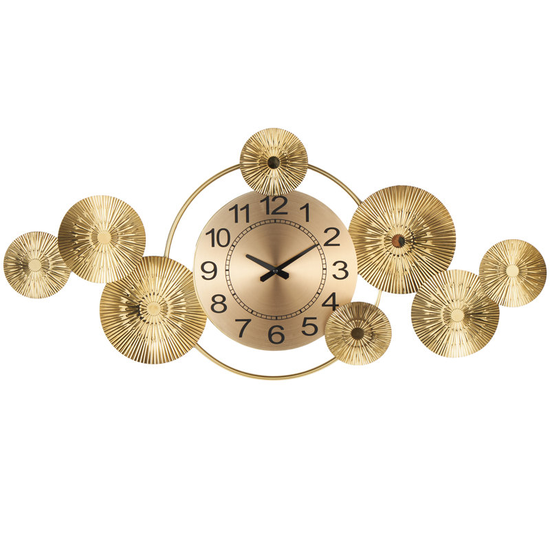 Horloge murale en acier inoxydable Cole and Grey