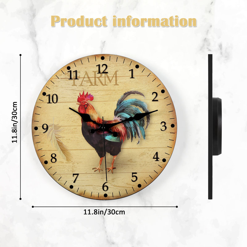 Horloge murale 12 po Dharmender