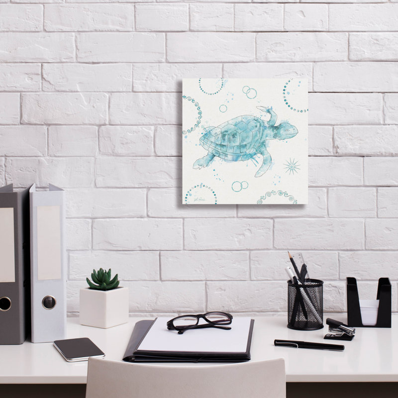 "Epic Graffiti" Coastal Splash 7 "par Katie pertiet, art mural sur toile, H 12 po x l 12 po x P 0,75 po