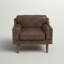 Fauteuil en cuir véritable Burr