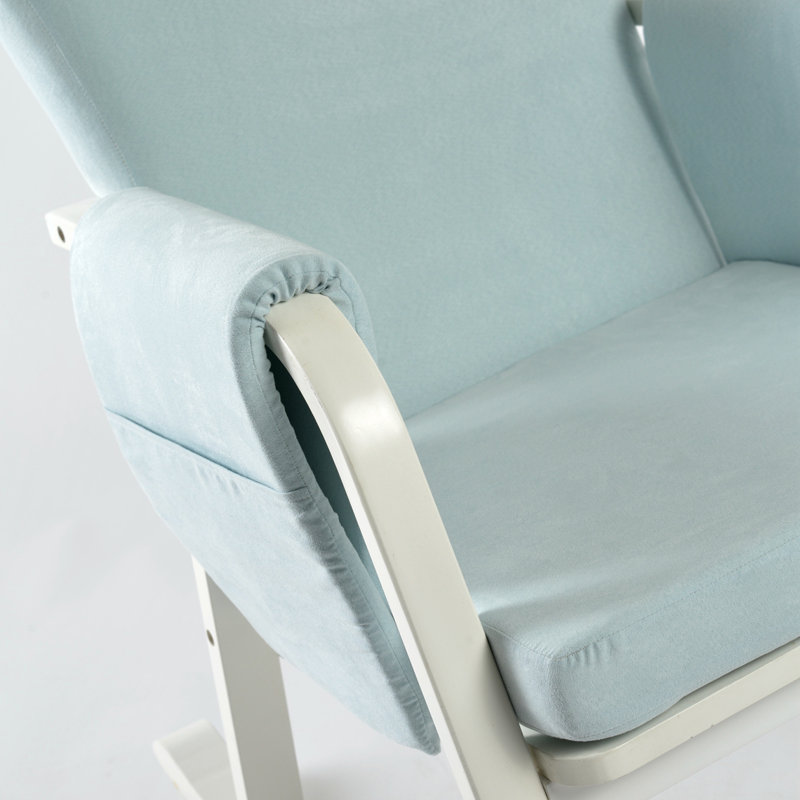 Chaise berçante Jenavive, Bleu pâle