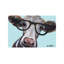 Cora The Cow With Glasses - Wrapped Canvas Painting-1923377516
