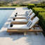 Chaise longue de patio réglable Aryan-266197626
