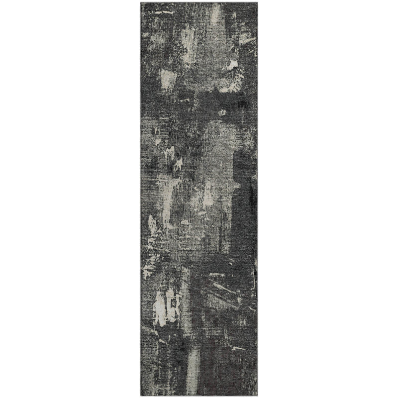 Premium Machine Washable Natoma AMF989 Abstract Rug, Runner 2'3" x 7'6"