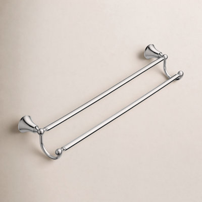 Wynford Double 24" Wall Mounted Towel Bar