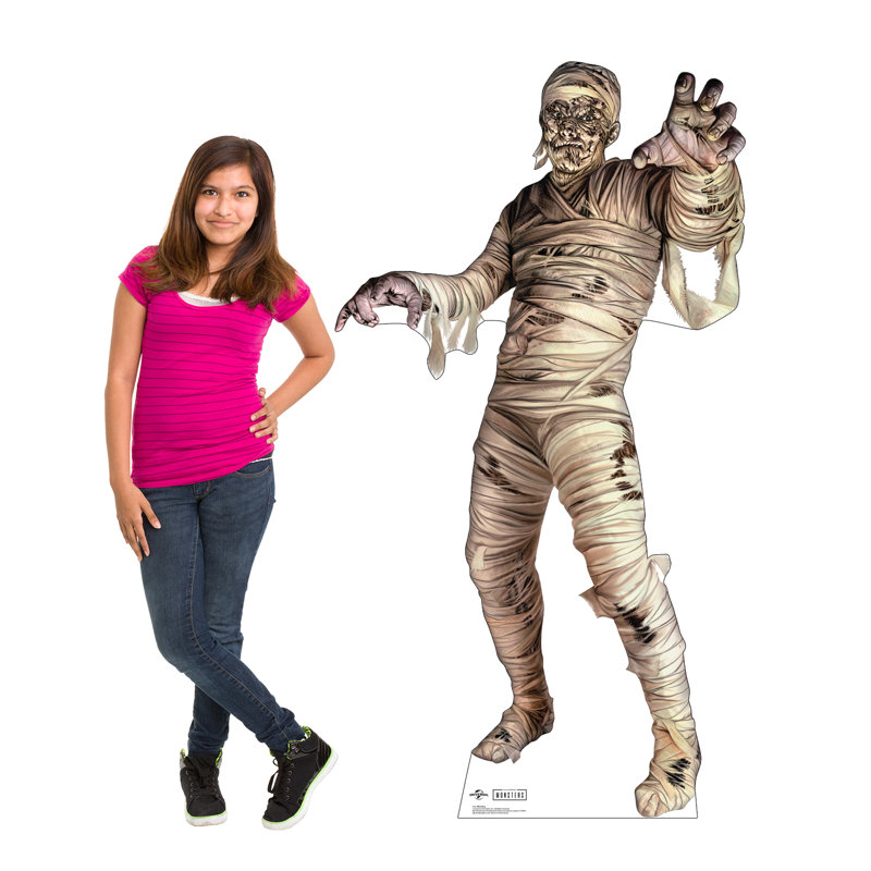 72'' Lifesize Mummy Cardboard Standup Halloween Decor