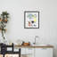 «Why Limit Happy To An Hour», reproduction sous verre encadrée, design par Femvisionary-298190178-298190180
