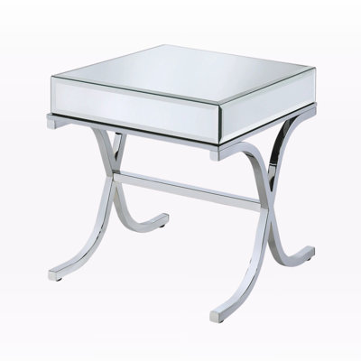 Laurelwood Mirrored and Dominic End Table