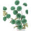 6 pièces fleurs artificielles en fausse soie pompon maman, mini boule de chrysanthème en soie avec des tiges pour les bouquets de bricolage centres de table Vase décorations de table de maison-504134508