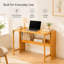 Bureau pliant en bambou