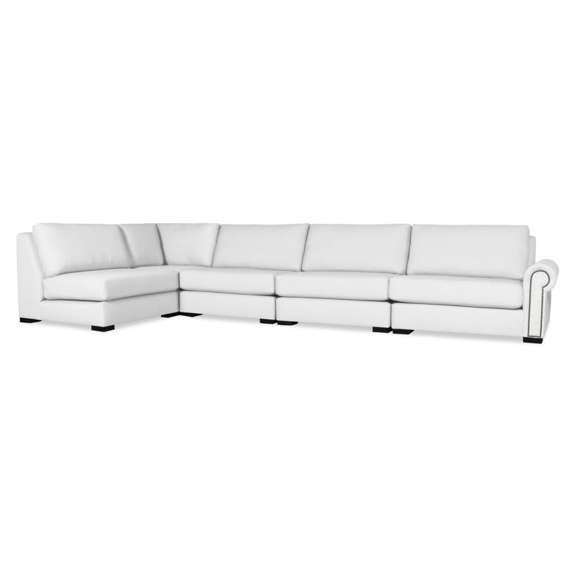 Mosely Upholstered L-Shaped Sectional Left Hand Facing, Off White Revolution®