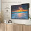 Plage «Cloudscape Over Beach», reproduction sur toile-101456360