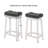 LuXeo Barstow White Bar Stools with Cushion-487755076-487755077