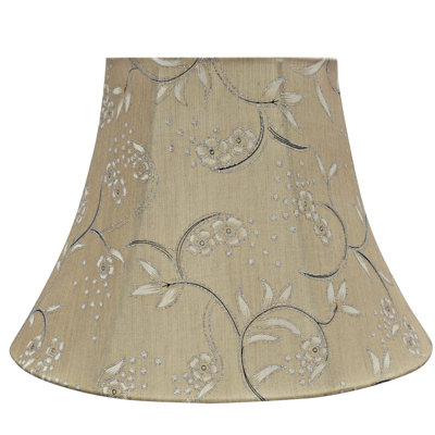 Abat-jour cloche en lin clair Althoff