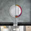 Huldar Glass Flat Wall Mirror