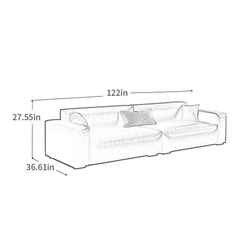 Doner, H 27,55 po x l 122 po x P 36,61 po