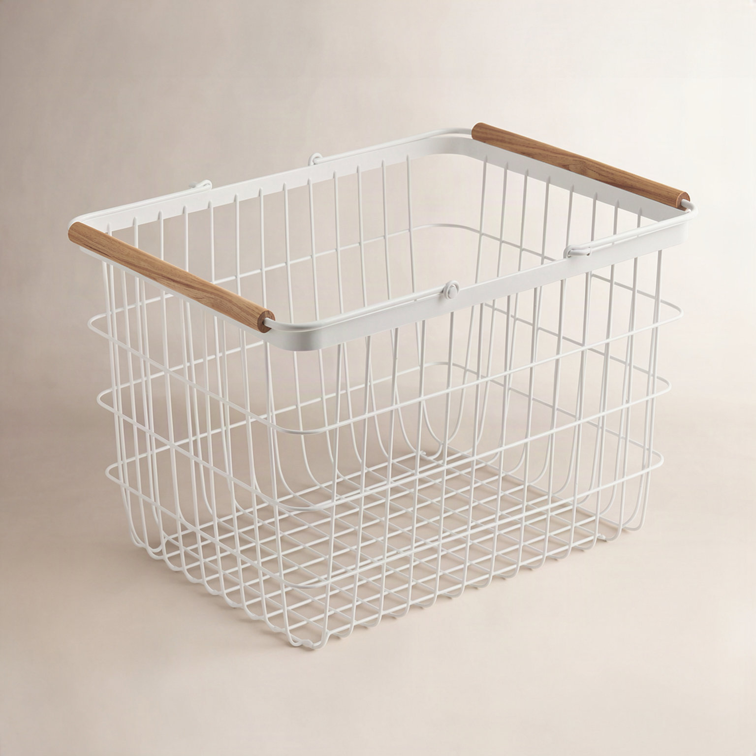 Tosca Wire Laundry Basket, Small (10.6" H x 16.3" W x 12.2" D)