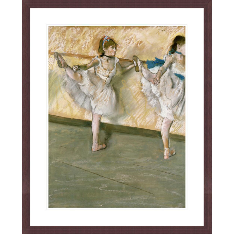 «Dancers at The Bar» par Edgar Degas, impression giclée encadrée, H 29,01 po x l 23,5 po
