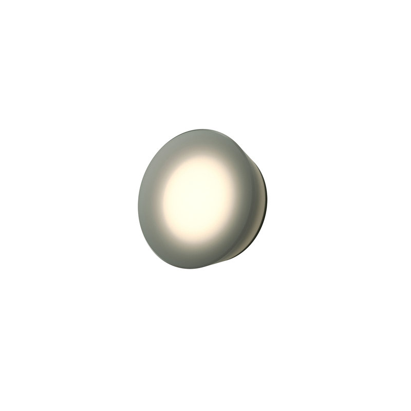 Mist 1 - Light LED Flush Mounted Sconce, Moss, Round
