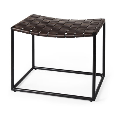 Tabouret de coiffeuse en cuir véritable Holden