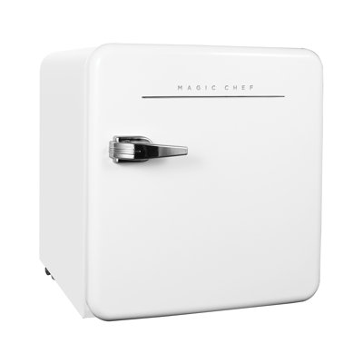 Magic Chef - 1.6 Cu Ft ENERGY STAR Certified Retro Mini Fridge, Manual Defrost - White | Fridge.com