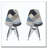 Patchwork Accent Chair Dining Armchair