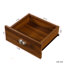 Bureau d'ordinateur à domicile avec huche, finition blanche antique, grand espace de rangement et grand espace de travail
