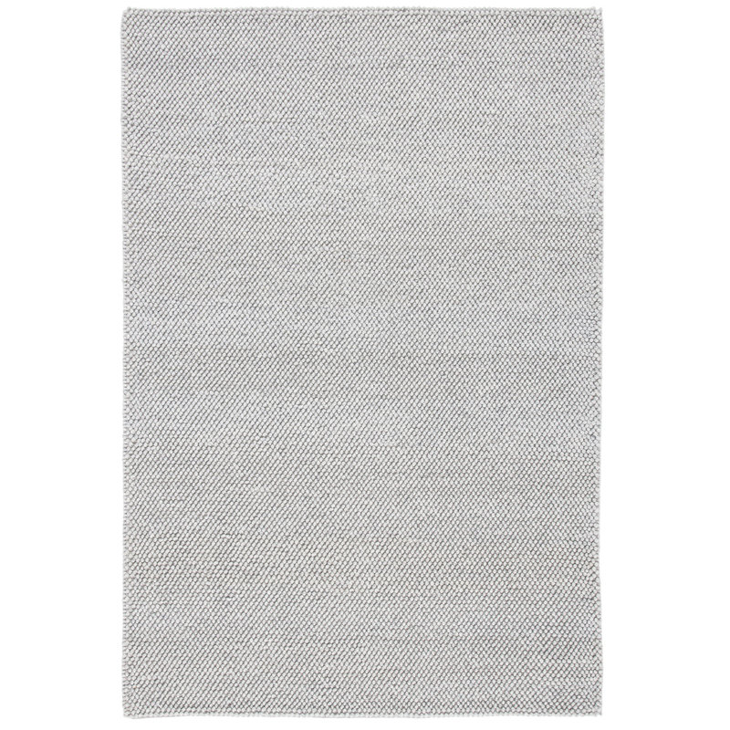 Tapis argenté en laine touffeté à la main Almus, Rectangle de 10 pi x 14 pi