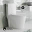 Toilette allongée une pièce St. Tropez 1,28 GPF (économe en eau) (siège inclus)