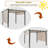 Beige Replacement Canopy for Pergola