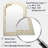 Intricate Abstraction Beige Shapes I - Shapes Asymmetrical Decorative Wall Mirror, Modern Arch Mirror, Printed Metal Art-162384139