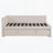 Upholstered L-Shaped Upholstered Daybed with Twin Size Pop Up Trundle and USB ports-1214497559