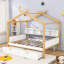 House Bed With Drawers And Shelves-991578873