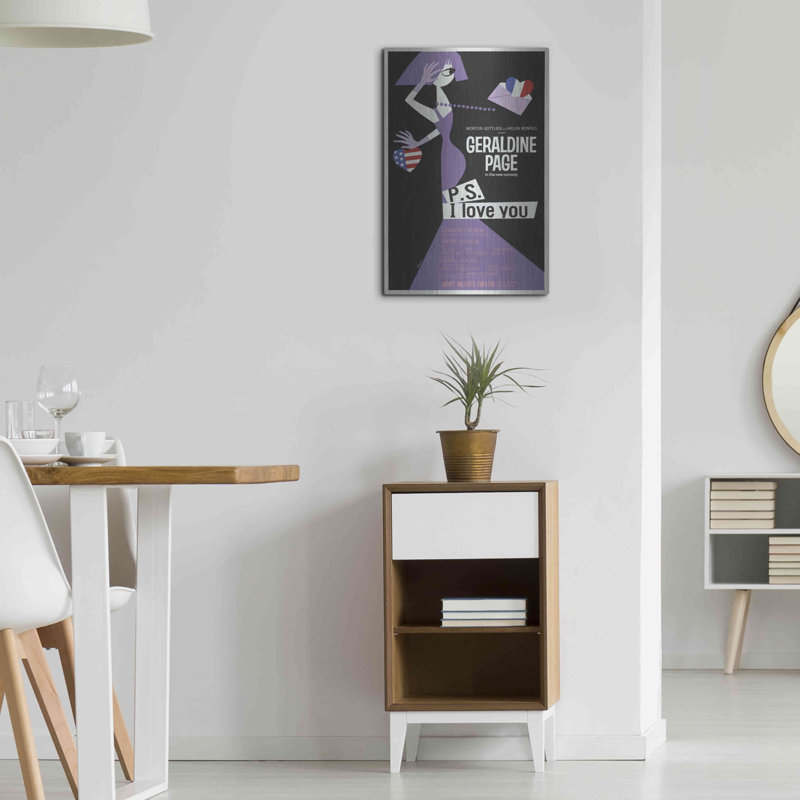 «P.S. I Love You» par Luxe, H 24 po x l 16 po