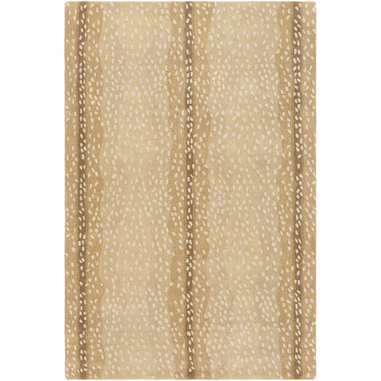 Affton Wool Striped Indoor Rug