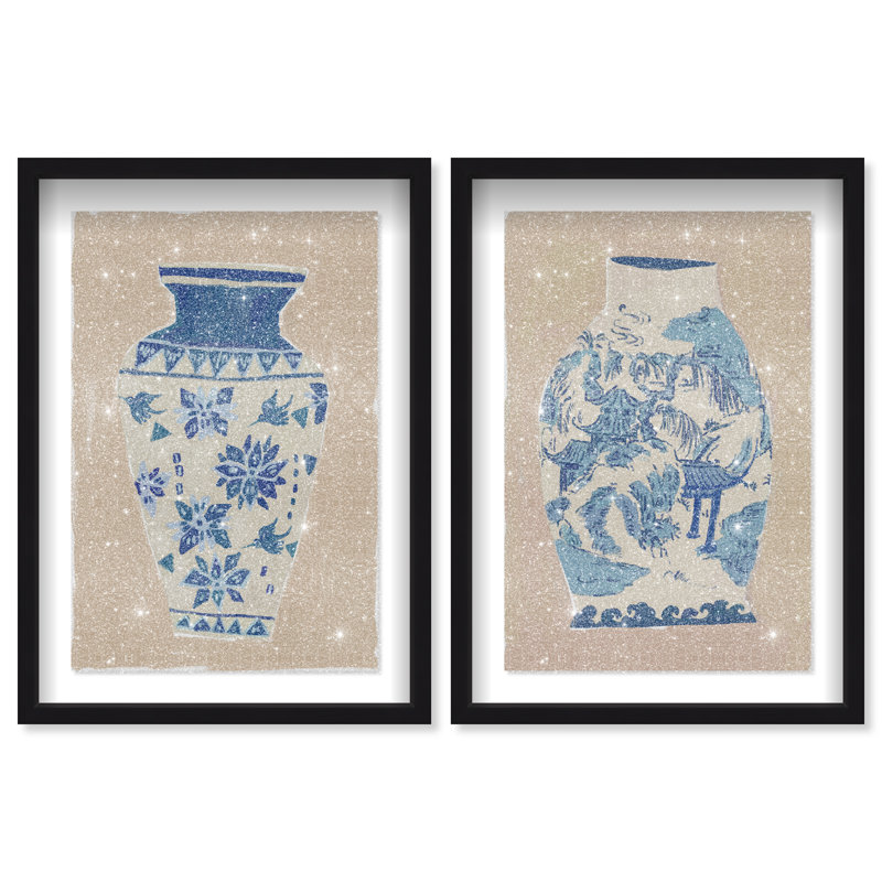 Heirloom Ornaments Set Set by Oliver Gal, 25.5" H x 17.5" W, Black Shadowbox