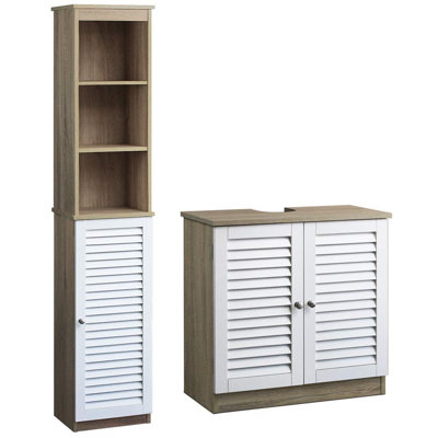 Langione Freestanding Bathroom Storage Furniture Set